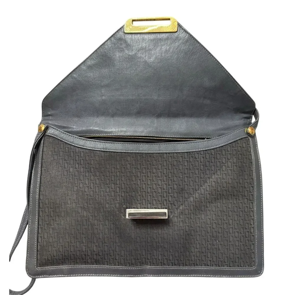 Vintage Meyers USA Monogram Envelope Crossbody Bag  Geometric Shoulder Purse